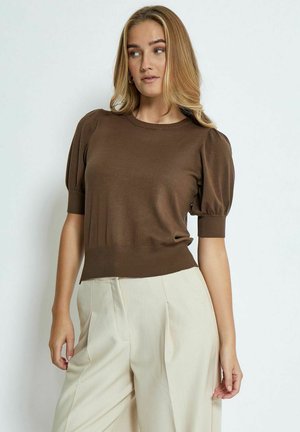 LIVA - T-Shirt print - dark earth