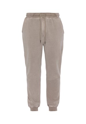 Schott PANTALON DE SURVÊTEMENT EFFET DÉLAVÉ - Træningsbukser - taupe