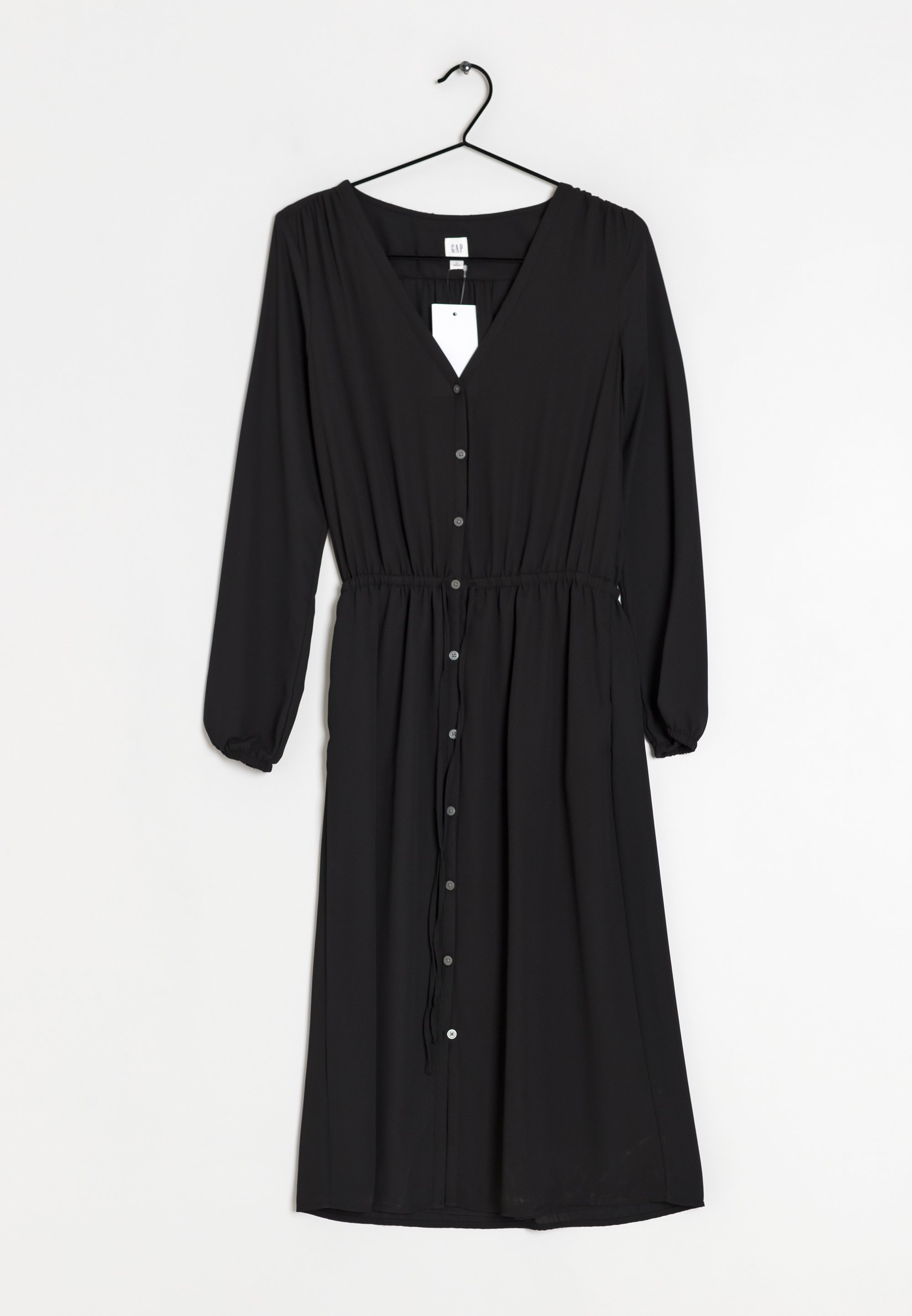 GAP Shirt dress - black - (Pre-owned) - Zalando