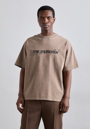 T-shirt imprimé - beige