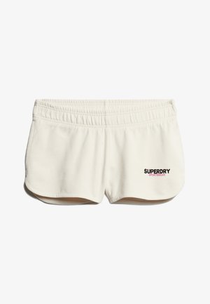 Superdry & Co LOGO RACER - Træningsbukser - rice white