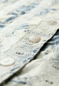 Next REGULAR FIT - BRODERIE - Vest - white blue scenic print