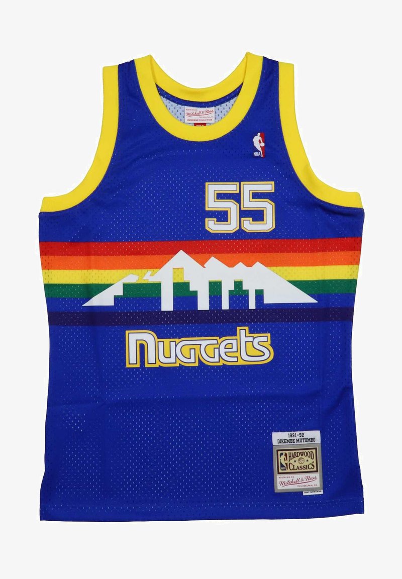 Mitchell & Ness NBA DENVER NUGGETS NBA SWINGMAN ROAD NUGGETS 91 DIKEMBE M - Débardeur - royal