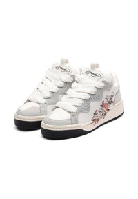 Ed Hardy LASERFLIP LOW - Zapatillas skate - white/light/grey