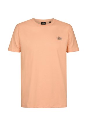 Petrol Industries, MEN T-SHIRT SS CLASSIC PRINT - Camiseta básica - orange