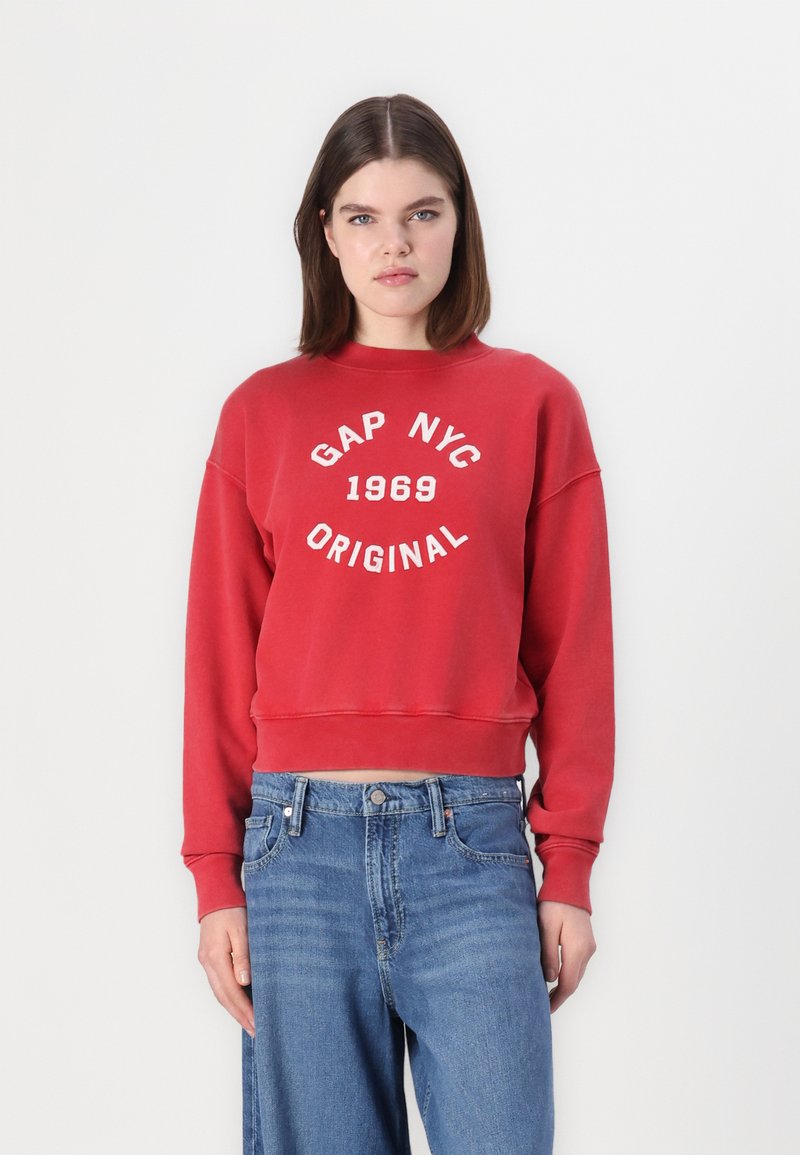 GAP CREW NECK - Sudadera - modern red