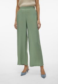 Vero Moda VMJOSIE  NOOS - Hlače - hedge green
