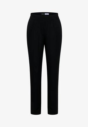 Cecil, SLIM LEG HOSE IM LOOSE FIT MIT STRUKTUR - Kalhoty - black