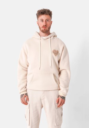 HEART PINNED - Hoodie - beige