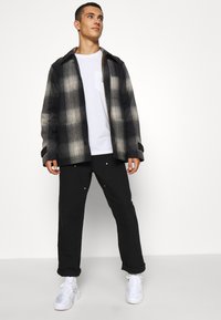 Carhartt WIP DOUBLE KNEE PANT - Calças - black rinsed