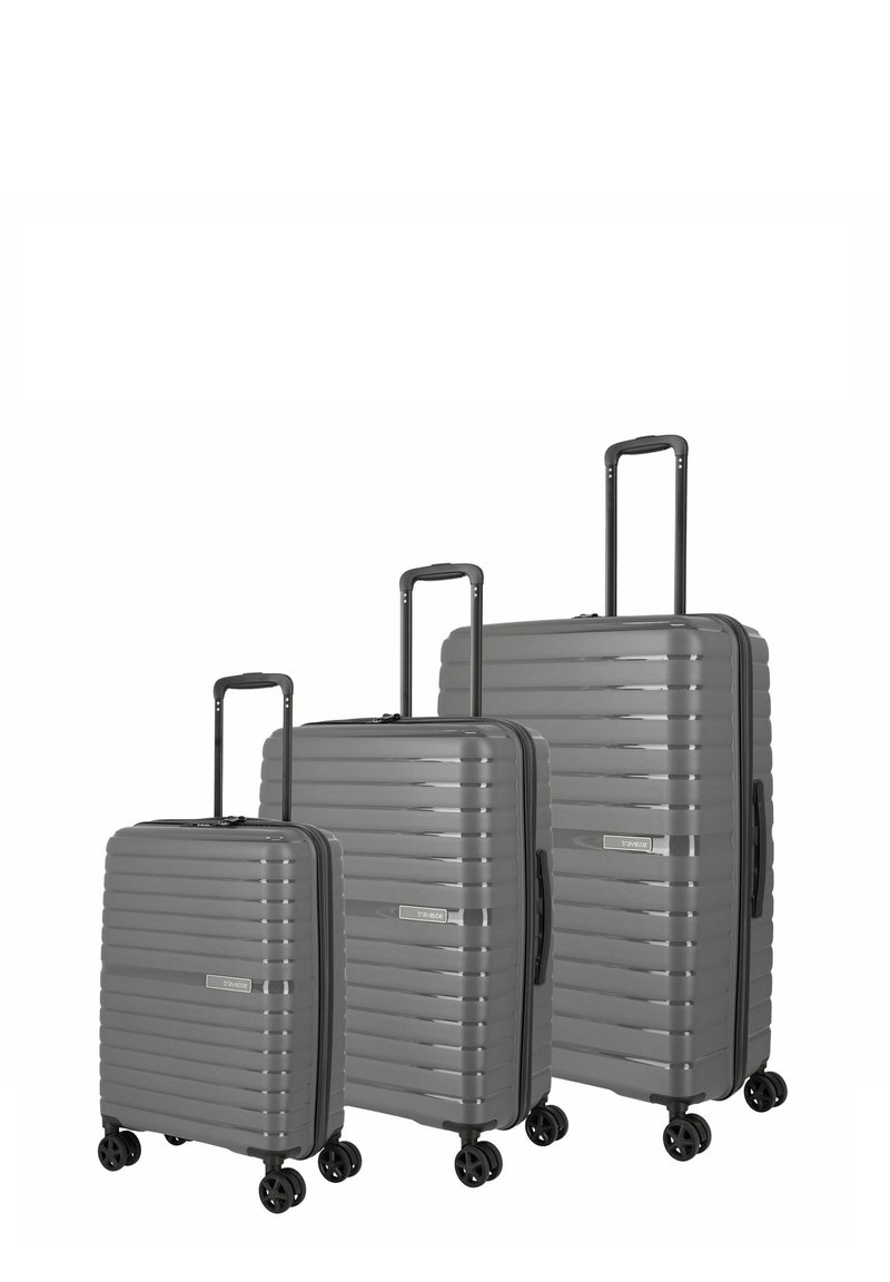 Travelite TRIENT 4 ROLLEN 3-TEILIG - Kofferset - anthrazit