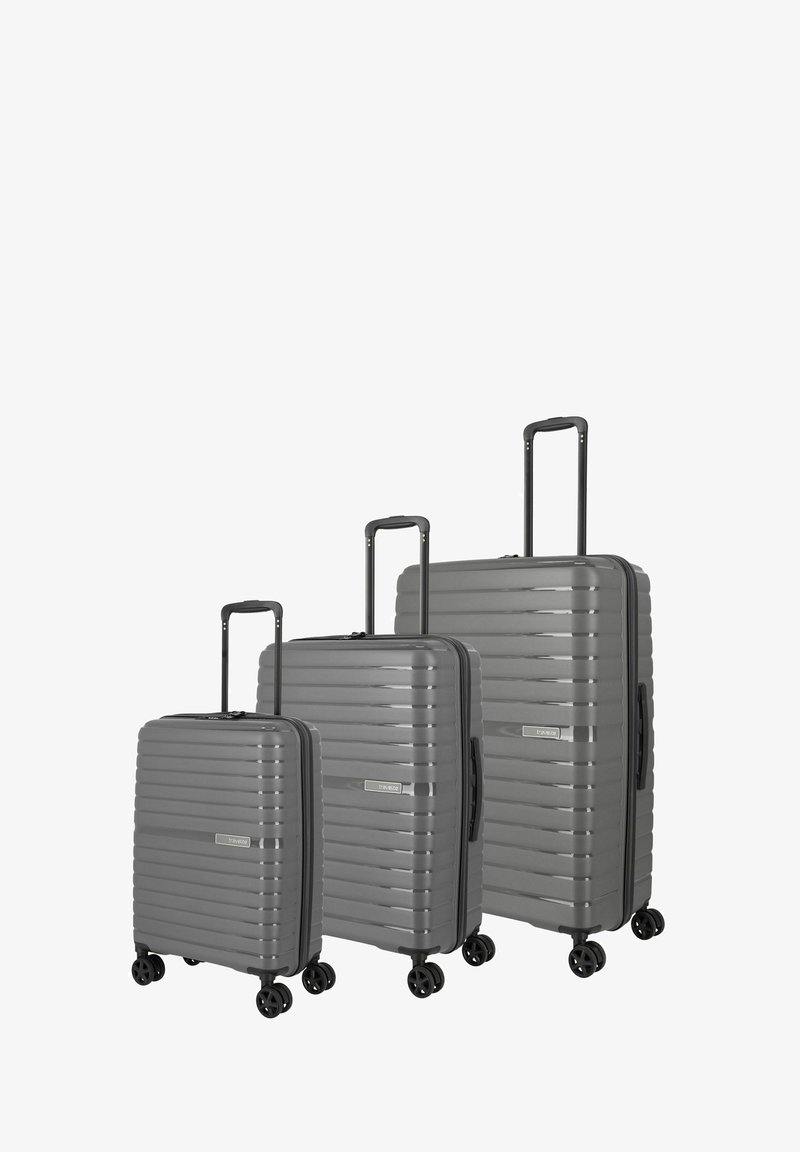 Travelite TRIENT 4 ROLLEN 3-TEILIG - Kofferset - anthrazit