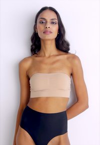 Lindex SEAMLESS BANDEAU - Topp - beige