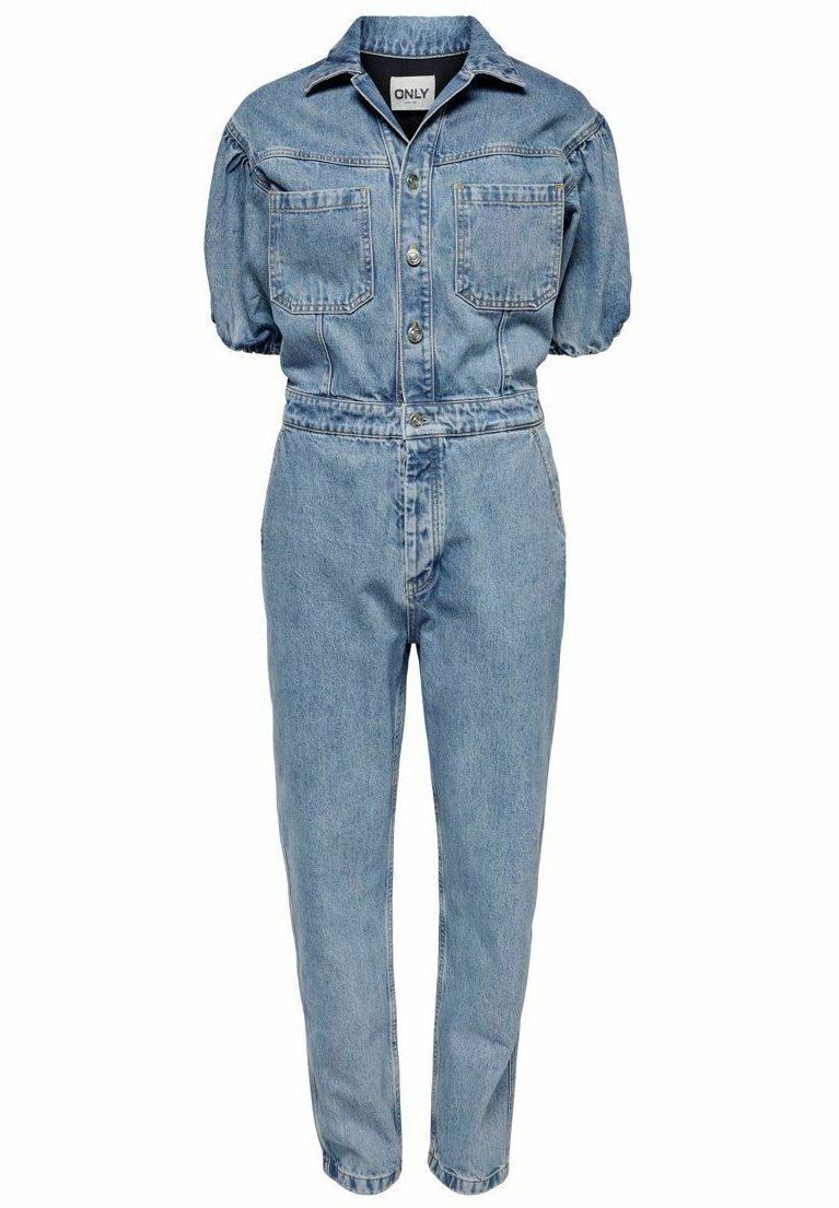ONLY Jumpsuit light blue denim/lightblue denim Zalando.at