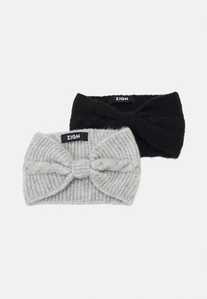 2 PACK - Ørevarmere - black/grey