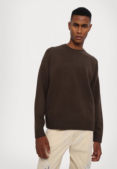 rag & bone CLARKSON CREW - Strickpullover - slatebrown