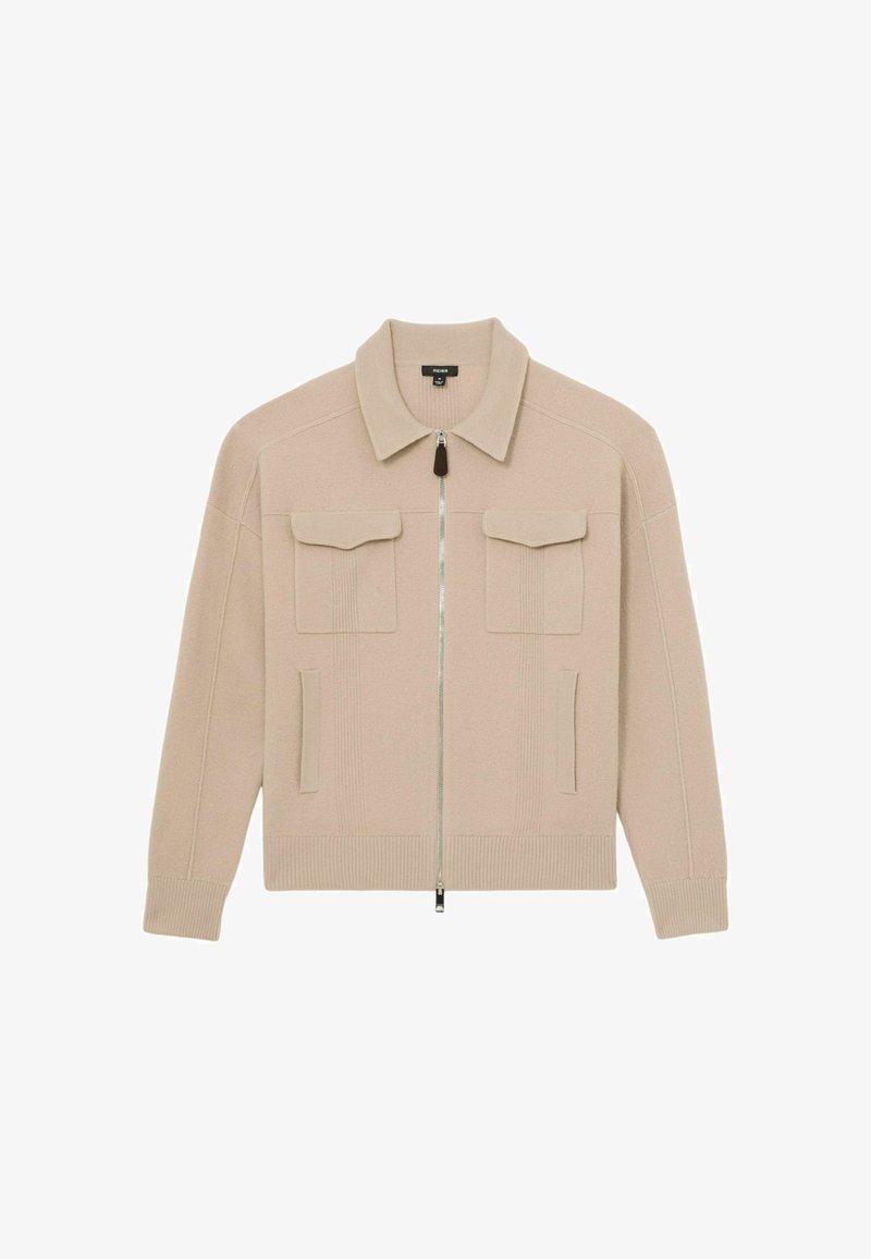 Carol R. Brown Calder Reiss REGULAR FIT - CALDER - Vesta na kopčanje - soft camel brown/krem ...