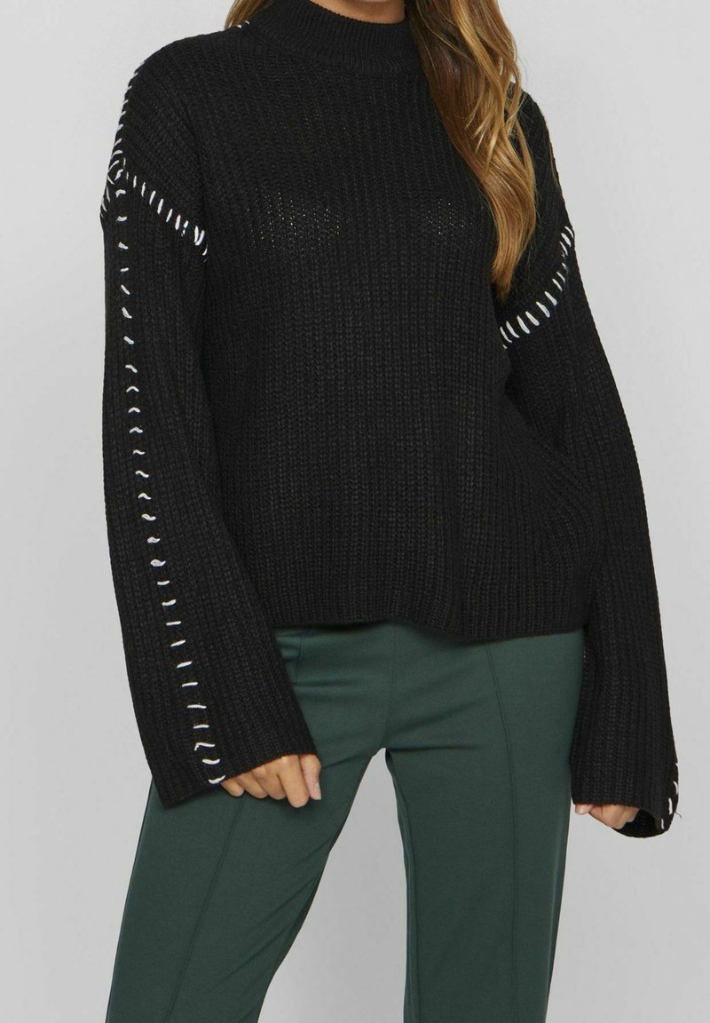 VILA Pullover - black
