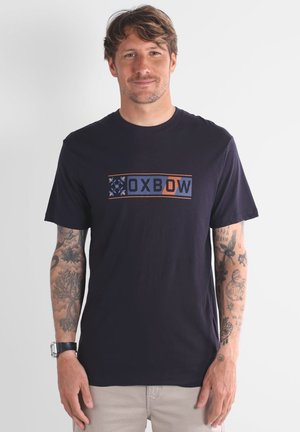 FRAMED - T-shirt imprimé - deep marine