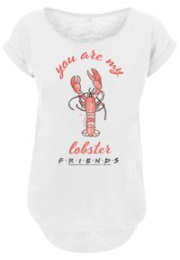 FRIENDS LOBSTER - T-shirt imprimé - white