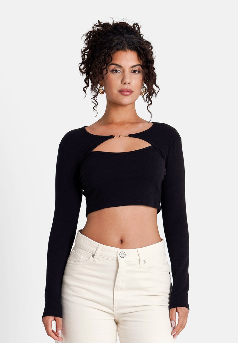 Sixth June Langærmet T-shirt - black
