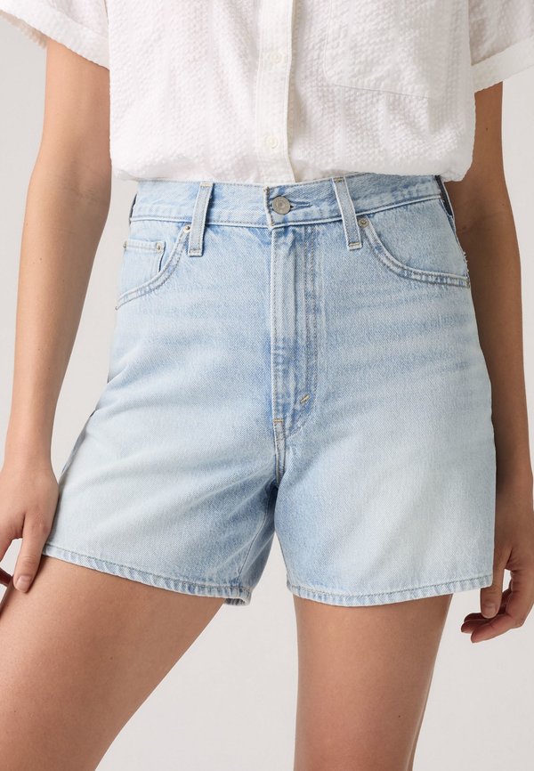CINCH MID THIGH SHORT - Denim shorts - abraided art short3