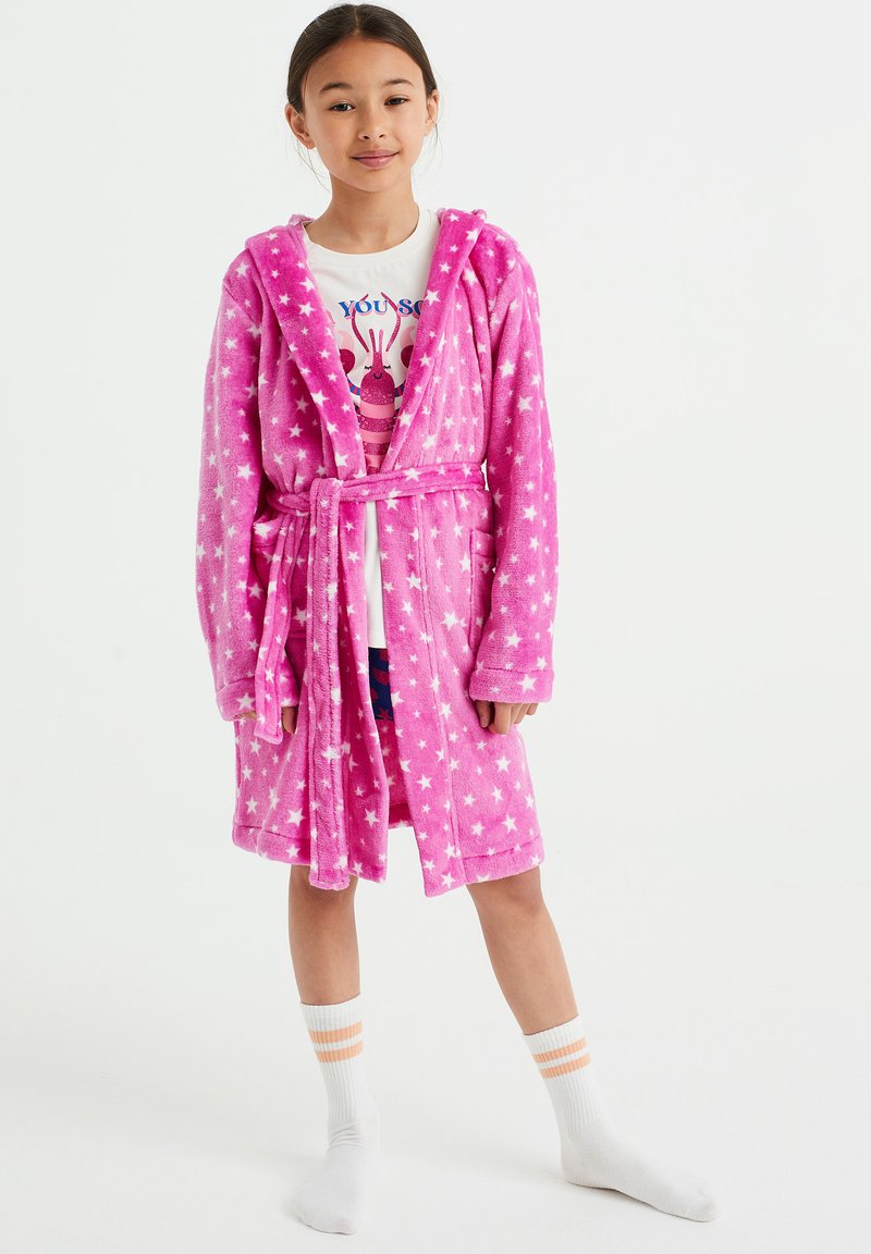 WE Fashion MET DESSIN Badekåber pink Zalando.dk