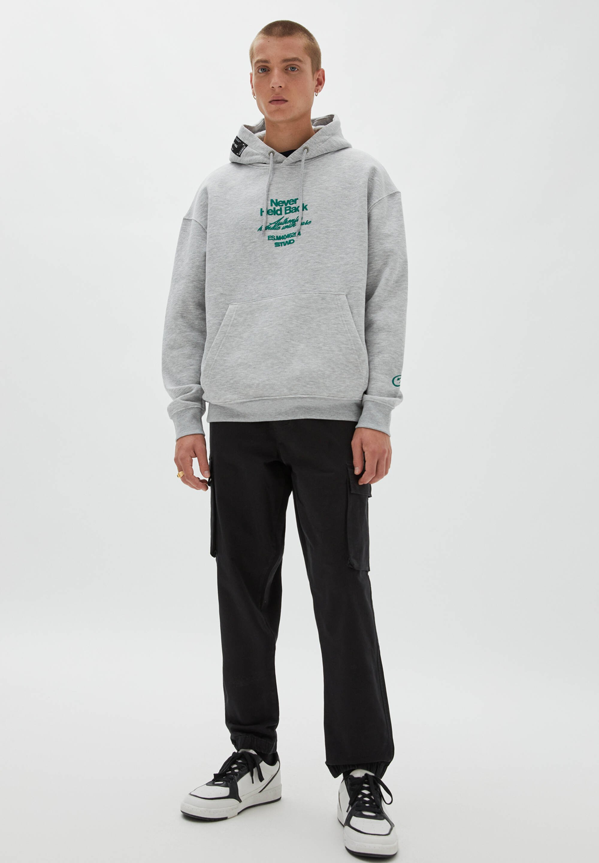 PULL\u0026BEAR Pantaloni cargo - black/nero - Zalando.it
