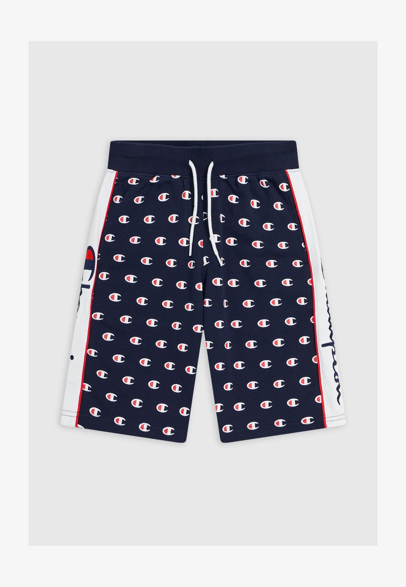 Champion ICONS BERMUDA - Pantalon de survêtement - dark blue/white