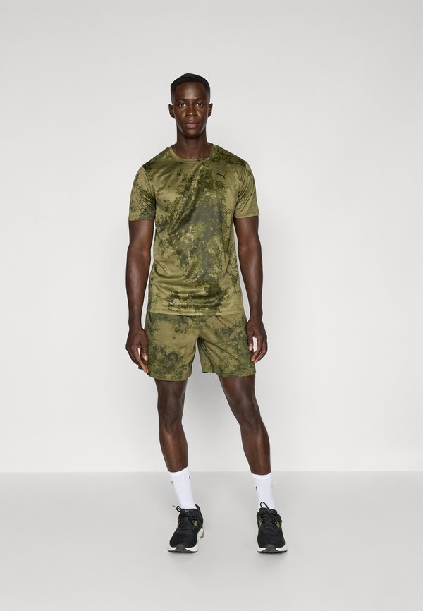 ESSENTIALS SHORT - Sports shorts - dark olive3