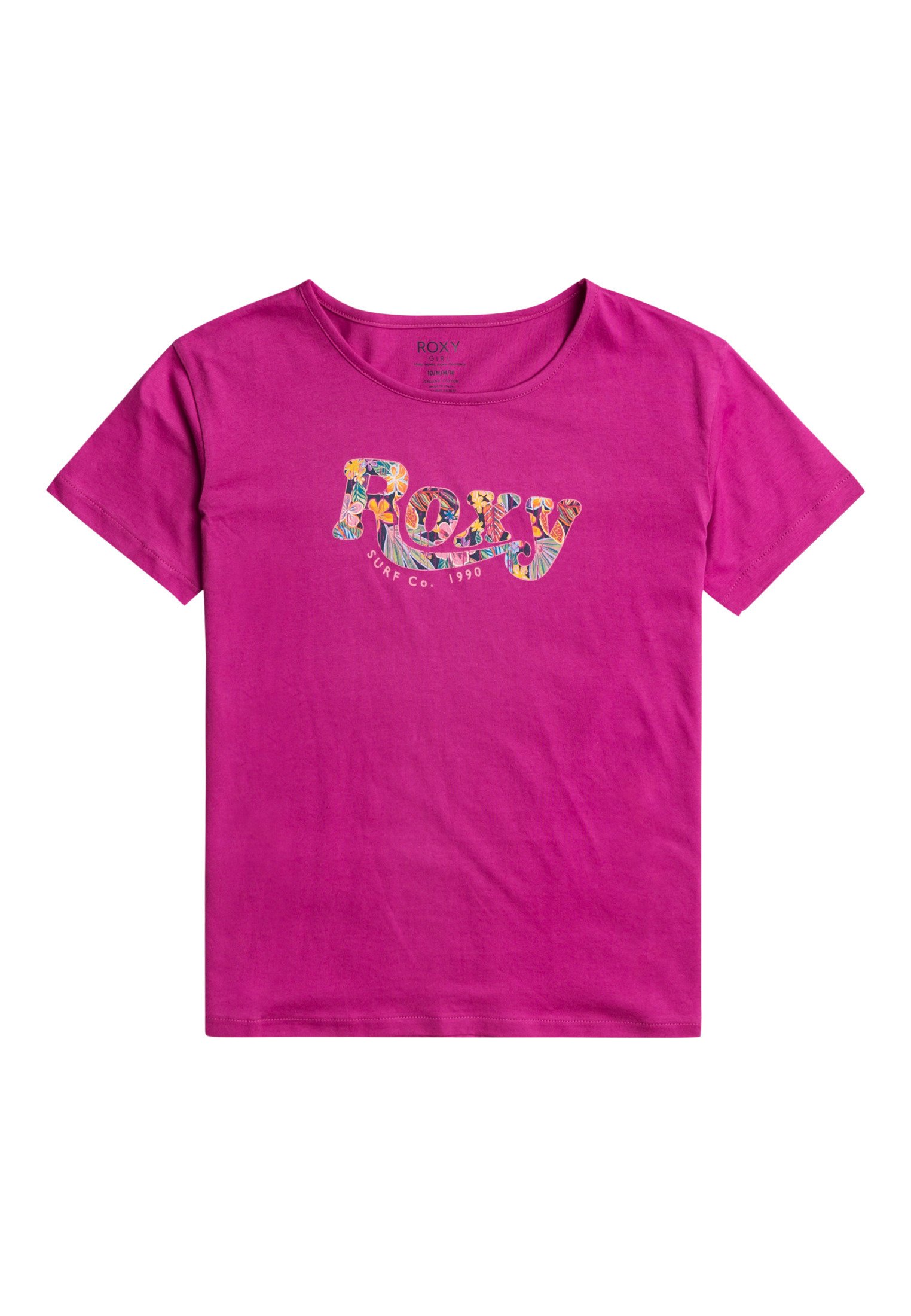 T-Shirt ROXY Vintage Fille - Coton Bio Manches Courtes