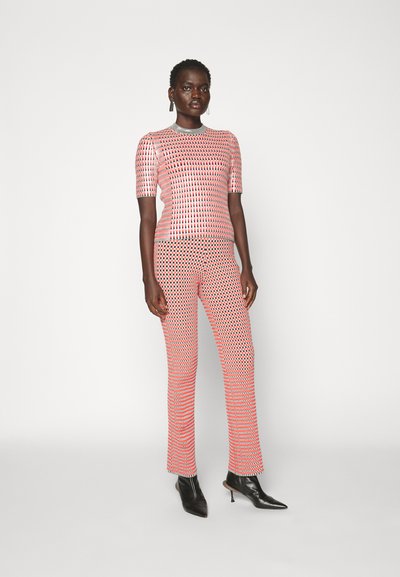 Rabanne PANTALON - Παντελόνι - light red