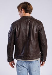 Freaky Nation LORIK - Kožená bunda - dark brown