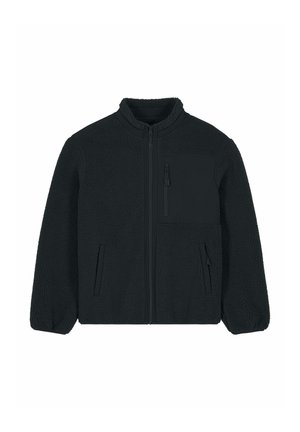 BRUTAL EMBROIDERY UNISEX SHERPA - Giacca in pile - black