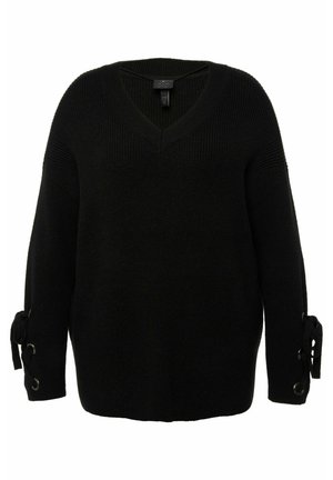 Ulla Popken Strickpullover - black