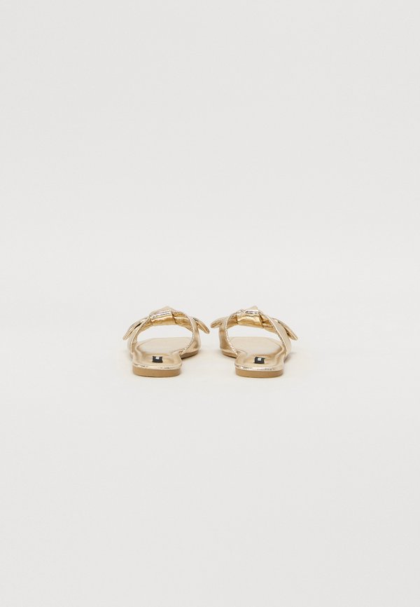 ONLMILLIE BOW - Mules - gold2