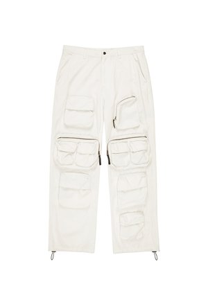 BOILER ROOM GARMENT DYE BLOCK - Cargo trousers - bone