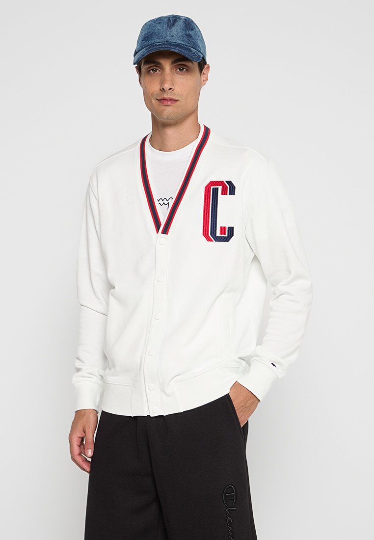 Champion Sweater met rits wit