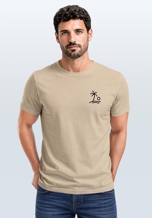 Neverless, T-Shirt print - natur