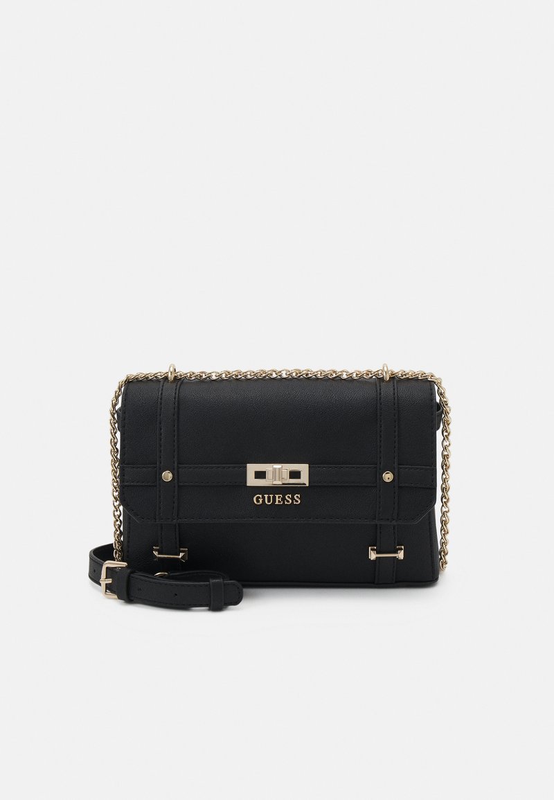 Guess EMILEE CONVERTIBLE XBODY FLAP - Borsa a tracolla - black