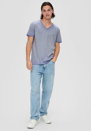 QS T-shirt basic - flieder