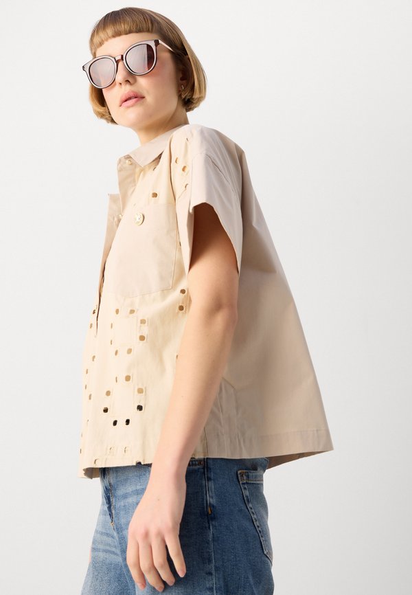 COTNY SHIRT - Button-down blouse - feather gray3