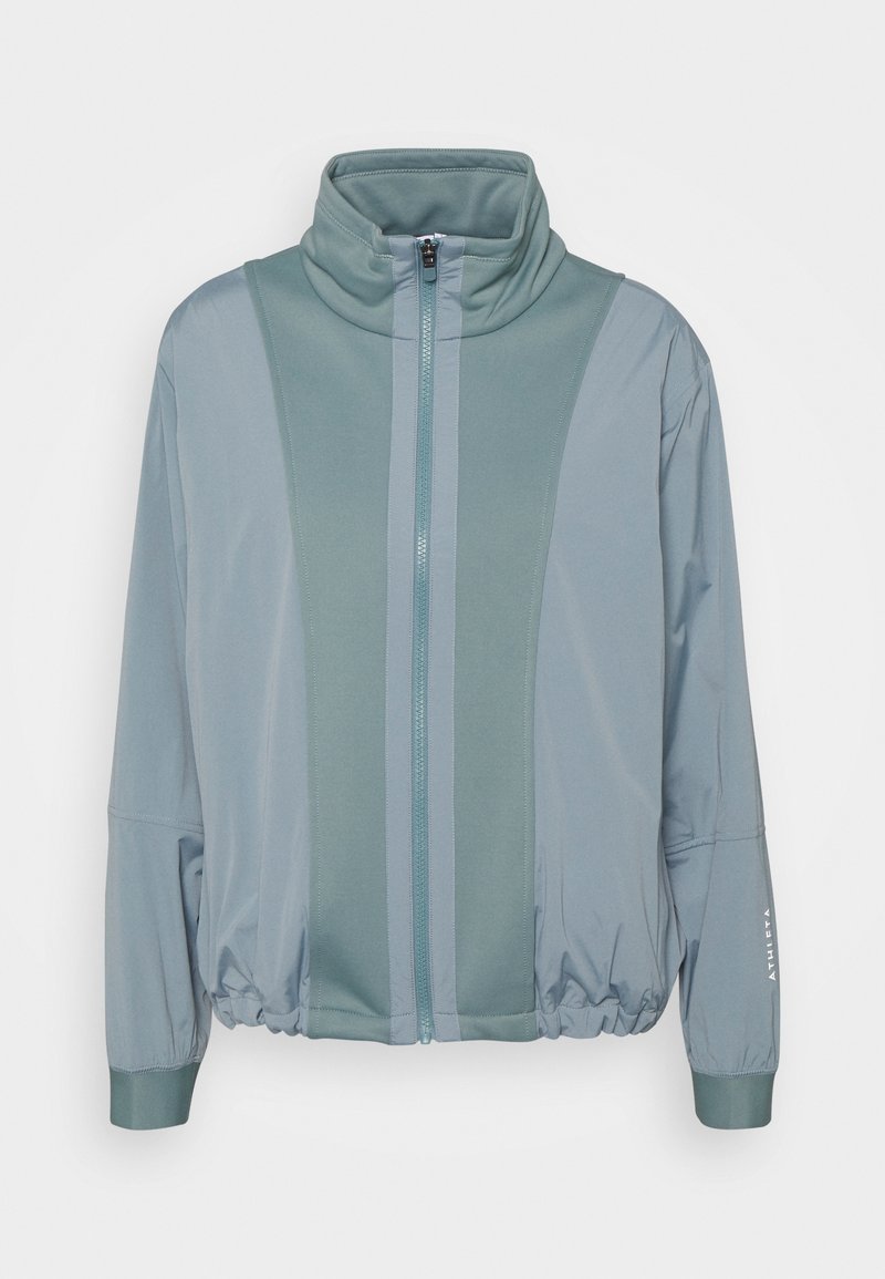 Athleta EVOLVE HYBRIDJ ACKET - Casaco de treino - minimalistic grey