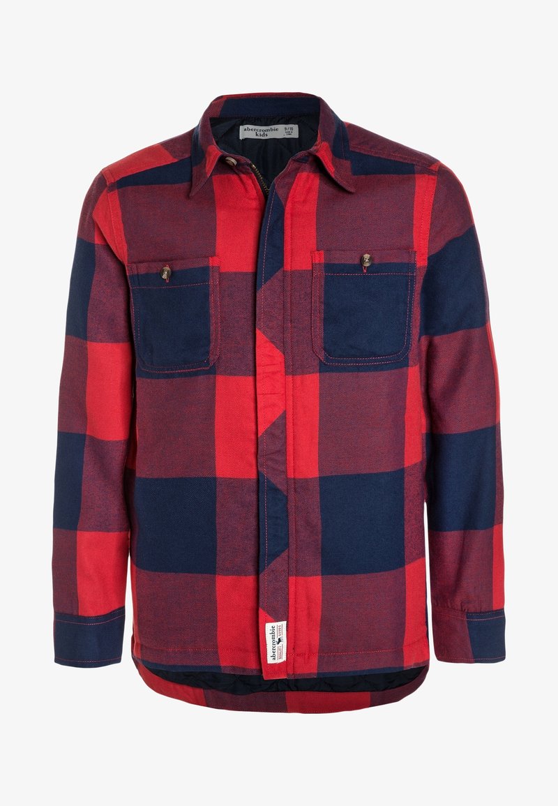 Abercrombie & Fitch PLAID - Giacca da mezza stagione - red