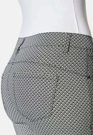 Stooker Women EASY WEAR - Stoffhose - graphic black white