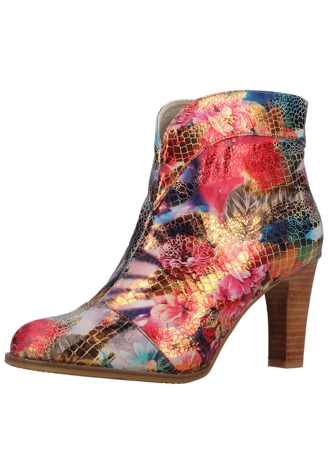 Korte laarzen - rouge