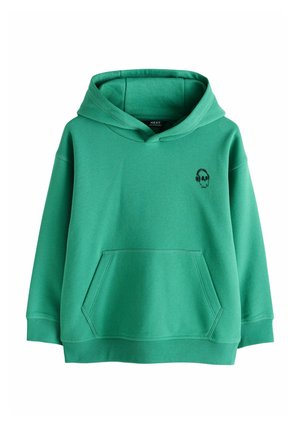 REGULAR FIT - Bluză de molton - mid green skull