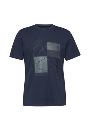 Street One MEN Printtipaita - blau