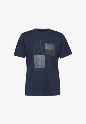 Street One MEN Printtipaita - blau