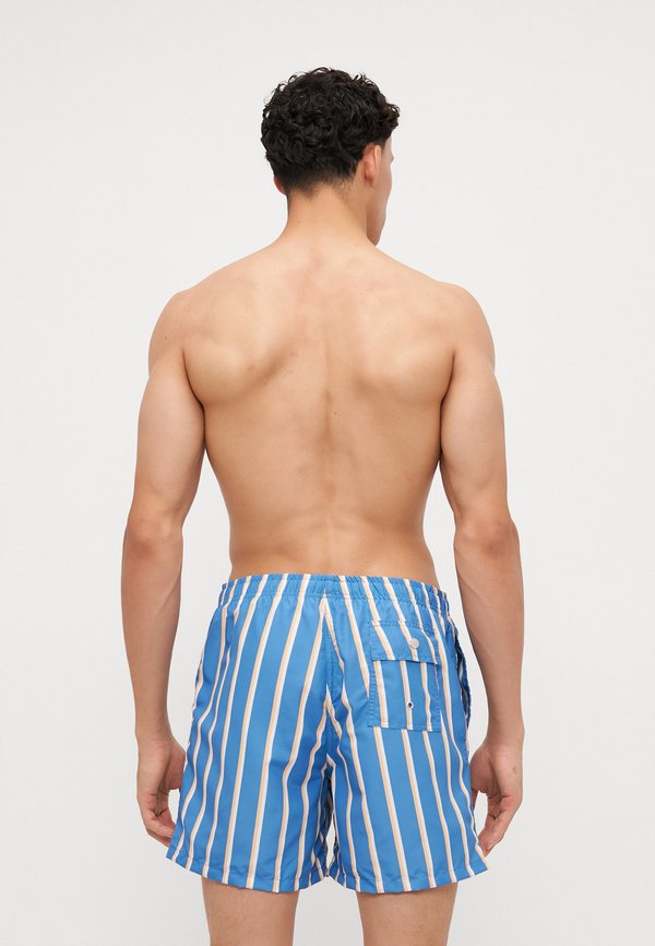 FINE STRIPE PRINTED SWIM TRUNKS - Swimming trunks4